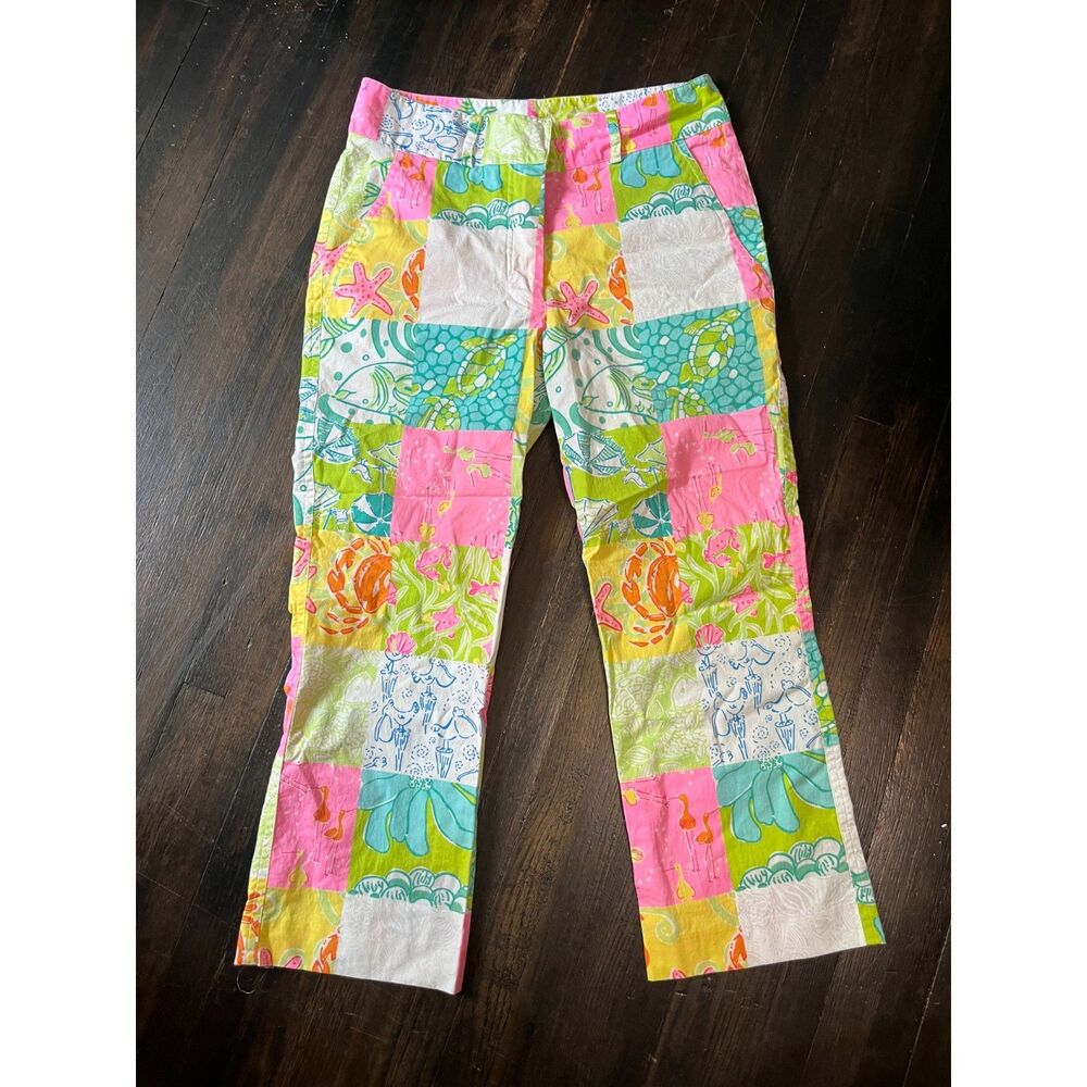 Lilly Pulitzer Patchwork Pants | 0P
